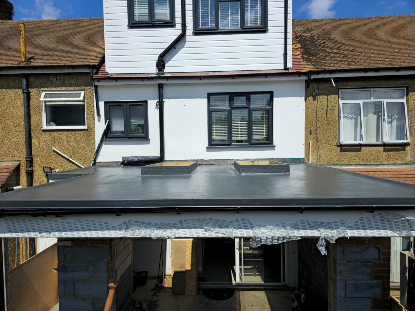 Swift Roofers flat roofing project 2